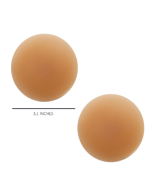 Neva Nude Yummy Skin Invisible Reusable Silicone Pasties - Mocha O/S - Image 3