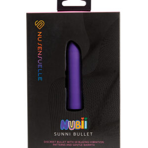Nu Sensuelle Sunni Nubii Warming Bullet - Purple