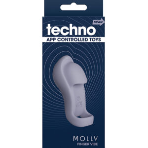 Techno Molly App Controlled Finger Vibe - Gray