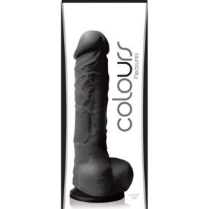 Colours Pleasures 5" Dildo w/Suction Cup - Black