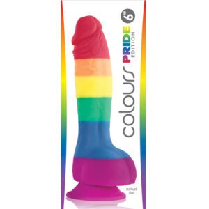 Colours Pride Edition 6" Dong w/Suction Cup