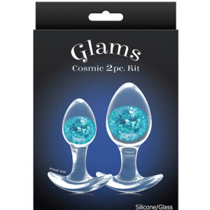 Cosmic Glams 2 pc Plug Kit - Blue