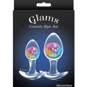 Cosmic Glams 2 pc Plug Kit - Rainbow