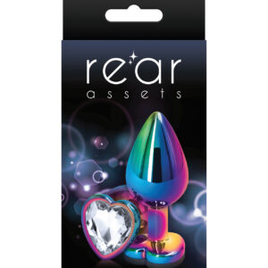Rear Assets Multicolor Heart Medium - Clear