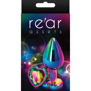 Rear Assets Multicolor Heart Medium - Rainbow