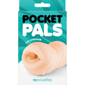 Pocket Pals Mouth Stroker - White