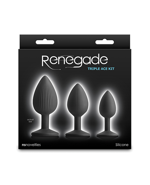Renegade Triple Ace Anal Kit - Black