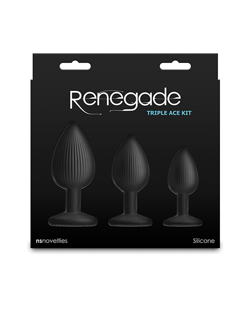 Renegade Triple Ace Anal Kit - Black - Image 4