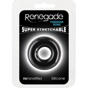 Renegade Fireman Cock Ring - Small Black