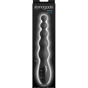 Renegade Virtua Digital Beaded Anal Vibrator - Black