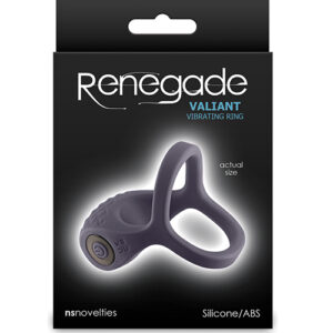 Renegade Valiant Vibrating Cock Ring - Gray