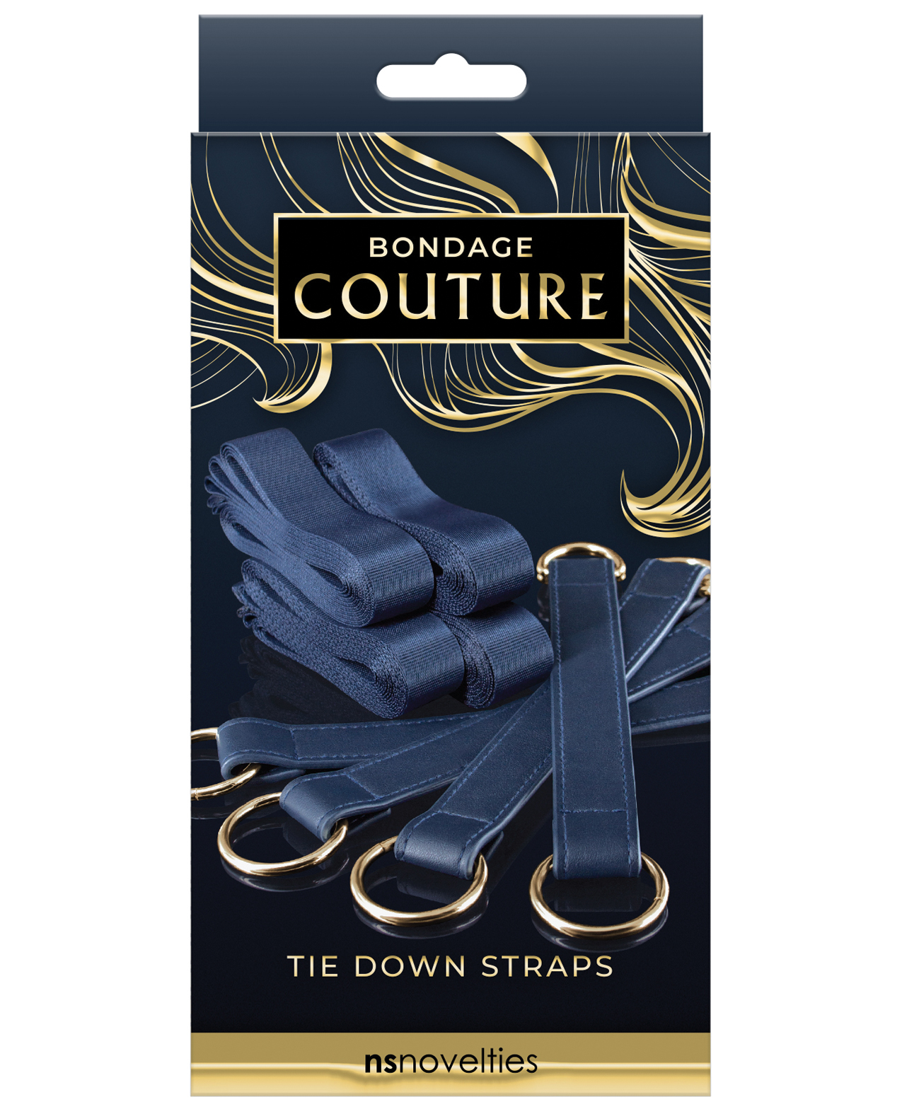 Bondage Couture Tie Down Straps - Blue - Image 3