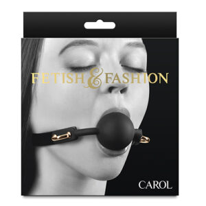 Fetish & Fashion Carol Ball Gag - Black