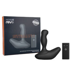 Nexus Revo Stealth Remote Control Rotating Prostate Massager - Black