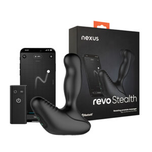 Nexus Revo Stealth App Enabled Rotating & Vibrating Prostate Massager - Black