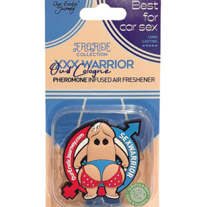 EroRide XXX Warrior Pheromone Infused Air Freshener - Oud Cologne