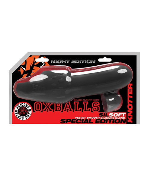 Oxballs Knotter Velvety Swelled Adjust-Fit Cocksheath - Special Edition Night - Image 5