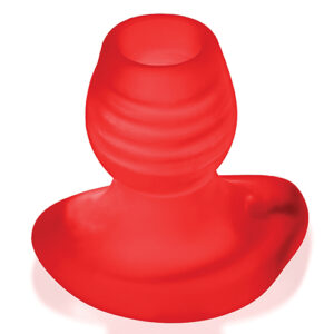 Oxballs Glowhole 2 Hollow Buttplug w/LED Insert Large - Red Morph