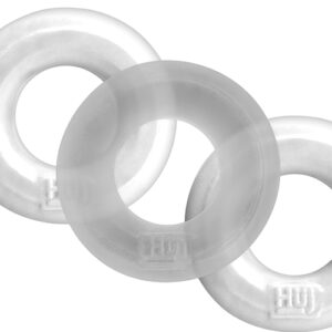 Hunky Junk C-Ring Multi Pack - White Ice Pack of 3