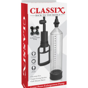 Classix Large Penis Enlargement Pump - Clear