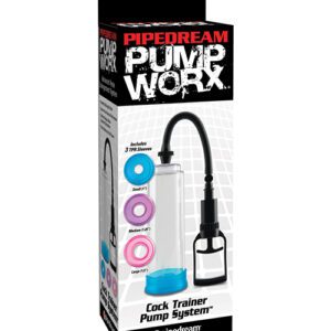 Pump Worx Cock Trainer Pump System w/3 TPR Sleeves