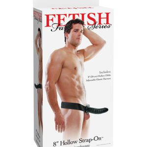 Fetish Fantasy Series 8" Hollow Strap On - Black
