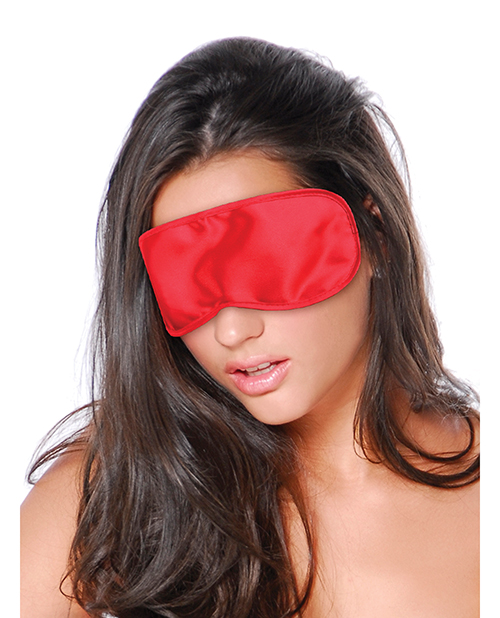 Fetish Fantasy Series Satin Love Mask - Red - Image 4