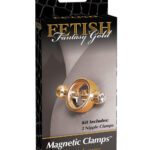 Fetish Fantasy Gold Magnetic Nipple Clamps - Gold