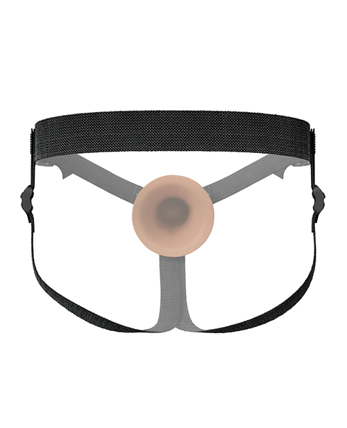 Fantasy X-Tensions Elite 9" Silicone Hallow Strap-On Dual Density - Brown - Image 5