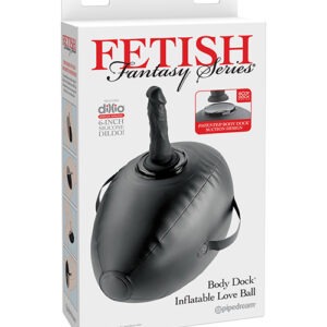 Fetish Fantasy Series Body Dock Inflatable Love Ball - Black