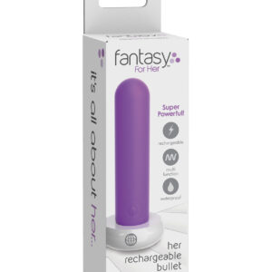 Fantasy For Her Rechargeable Bullet - Purple