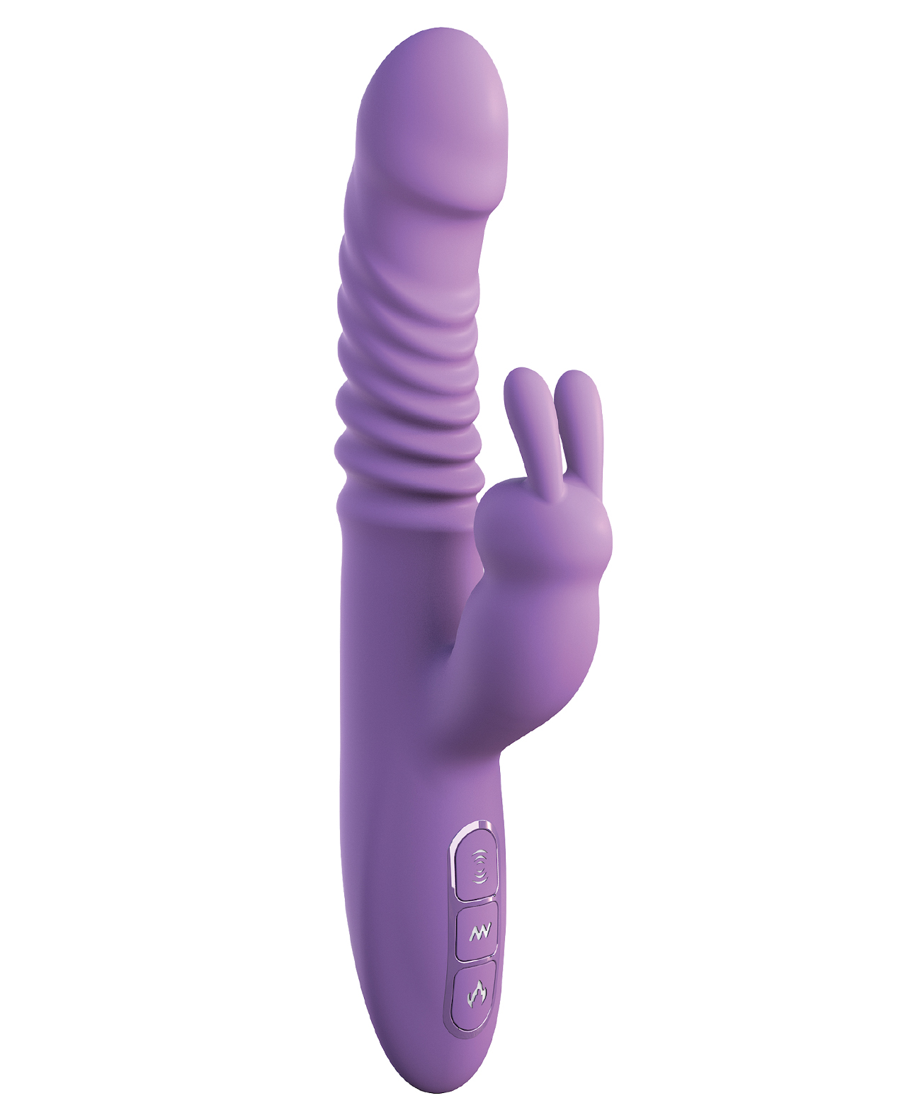 Fantasy For Her Ultimate Thrusting Silicone Rabbit - Purple - Image 3