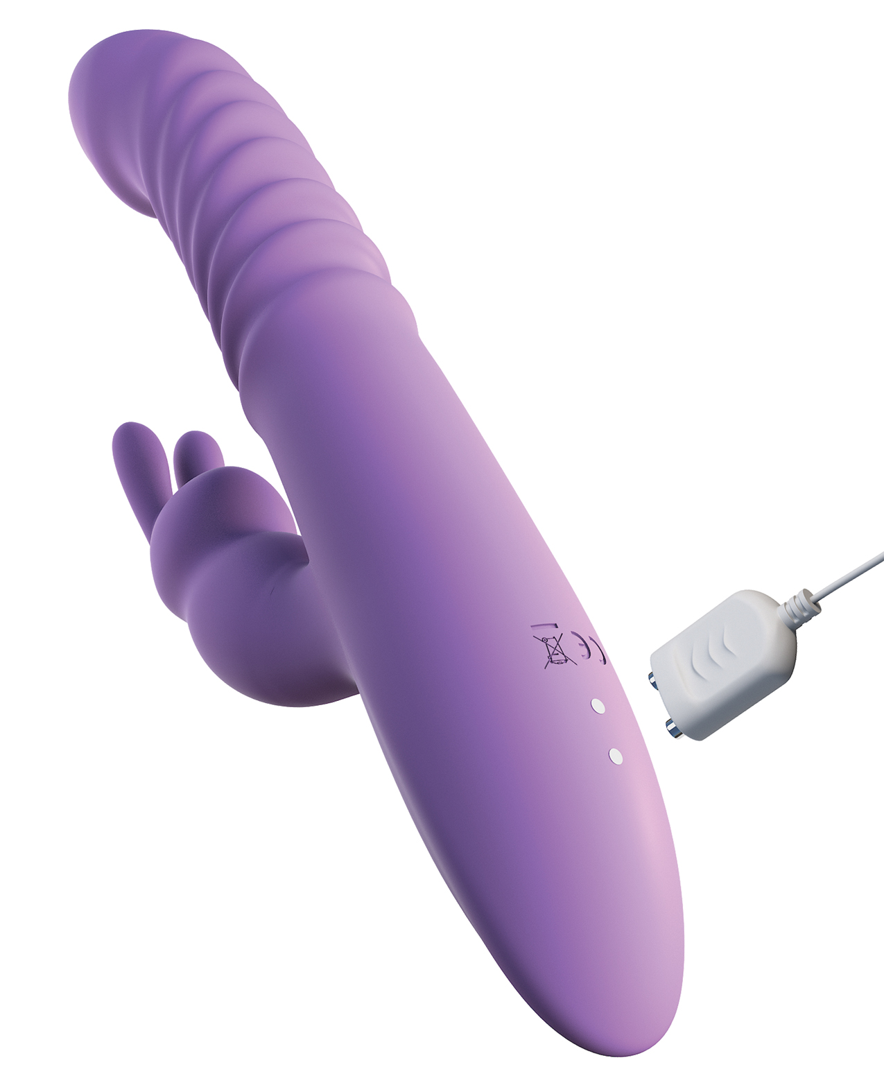 Fantasy For Her Ultimate Thrusting Silicone Rabbit - Purple - Image 5