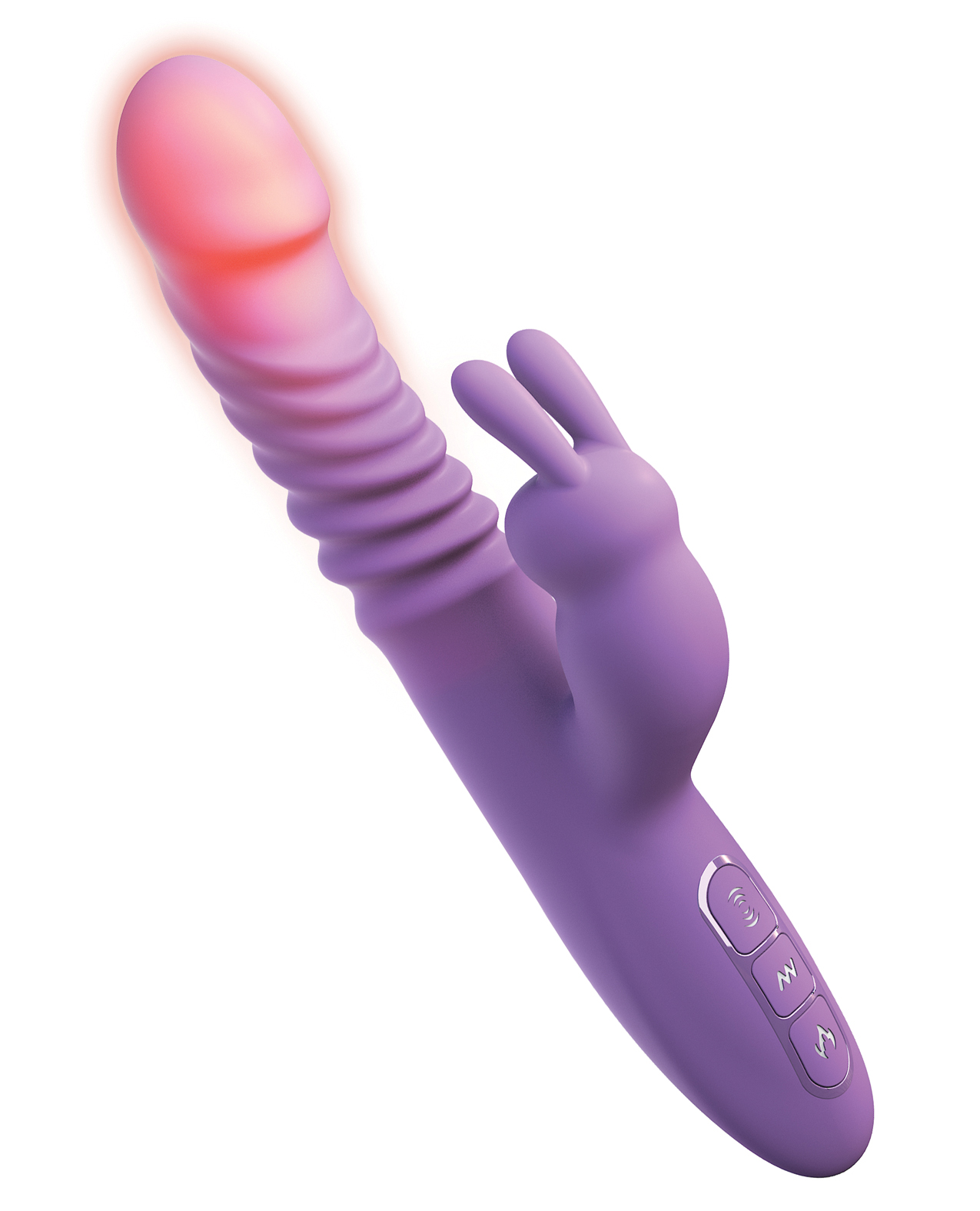 Fantasy For Her Ultimate Thrusting Silicone Rabbit - Purple - Image 6