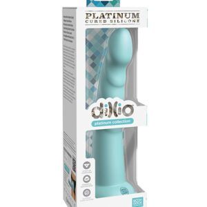 Dillio Platinum 7" Slim Seven Silicone Dildo - Teal