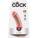 King Cock 6" Cock - Flesh