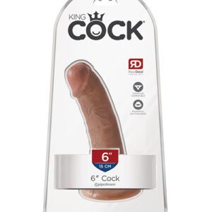 King Cock 6" Cock - Tan
