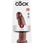 King Cock 9" Cock - Brown