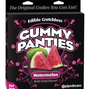 Edible Crotchless Gummy Panty - Watermelon