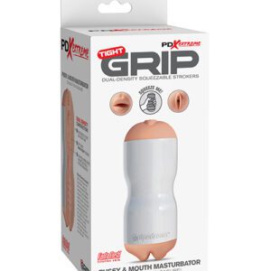 Pipedream Extreme Toyz Tight Grip Dual Density Squeezable Strokers - Pussy & Mouth