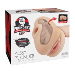 PDX Plus Pussy Pounder Squeeze Stroker - Light