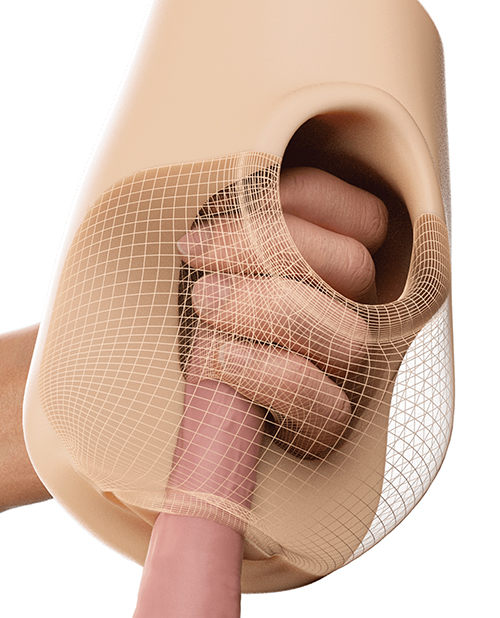 PDX Plus Pussy Pounder Squeeze Stroker - Light - Image 5