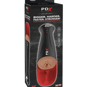 PDX Elite Fuck-O-Matic Pro XL Pussy Stroker - Brown