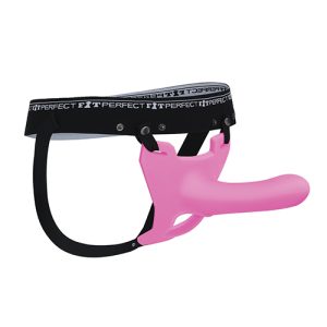 Perfect Fit Zoro 6.5" Strap On w/Case - Pink