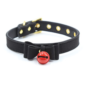 Plesur Cat Bell Bow Tie Collar - Black