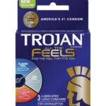 Trojan All the Feels Condoms - Pack of 3