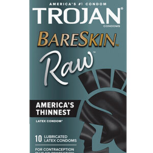 Trojan BareSkin Raw Condoms - Pack of 10