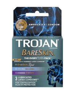 Trojan BareSkin EveryTHIN Condoms - Variety Pack of 3