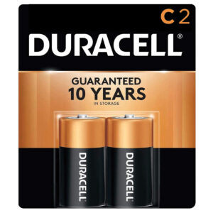 Duracell Alkaline Batteries - C Pack of 2