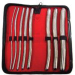 Rouge Stainless Steel Hegar 8 pc Dilator Set
